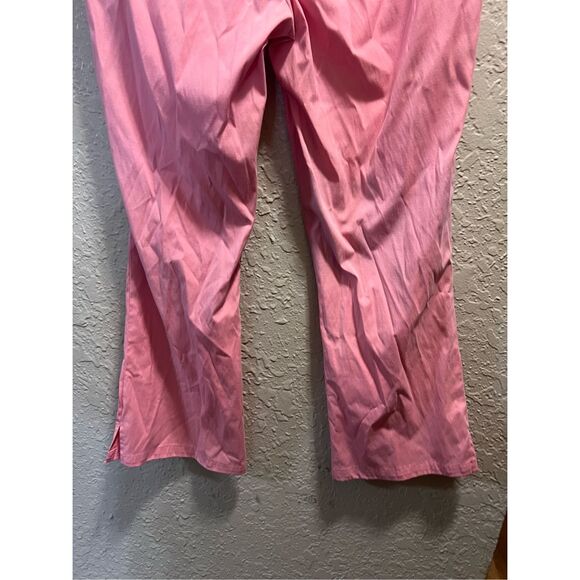 Nu Dimension Stretch Pink Scrub Pants Woman’s Size Large FLAWED-MARKS-STAINS - Picture 11 of 15